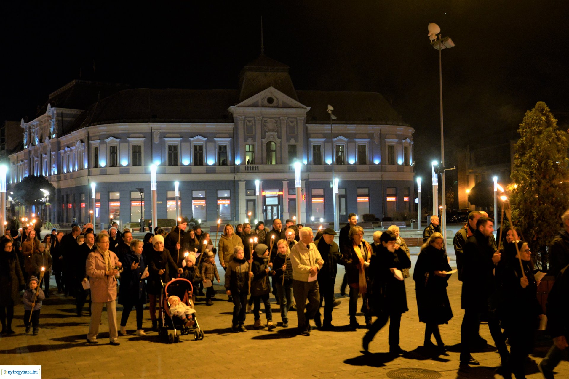 Fáklyás felvonulás a Refomáció ünnepe alkalmából