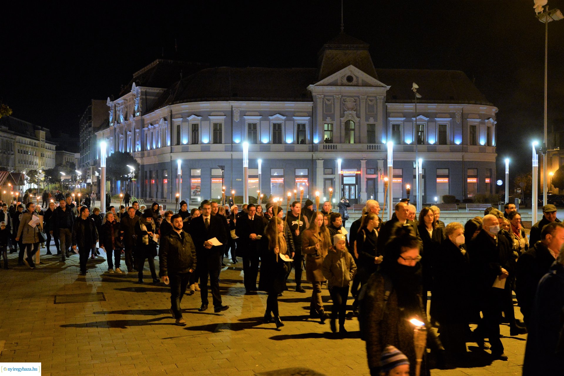 Fáklyás felvonulás a Refomáció ünnepe alkalmából