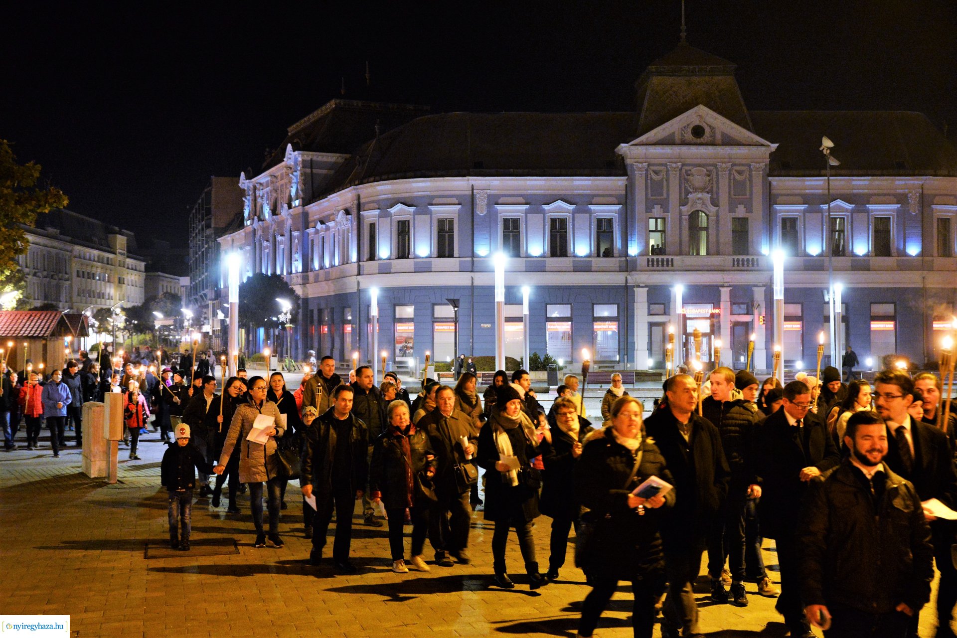 Fáklyás felvonulás a Refomáció ünnepe alkalmából