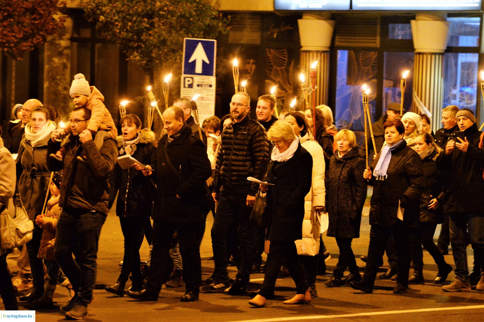 Fáklyás felvonulás a Refomáció ünnepe alkalmából