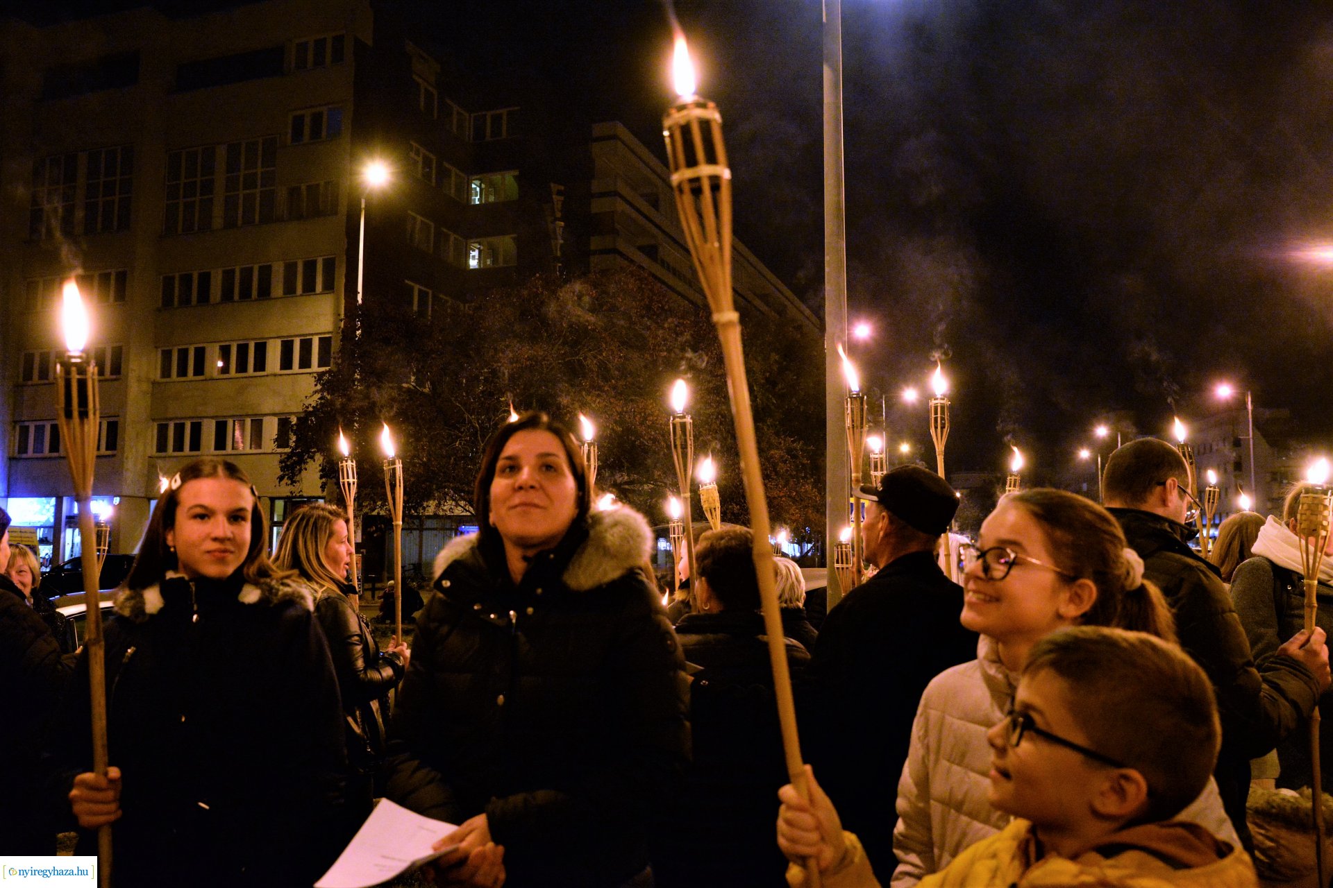 Fáklyás felvonulás a Refomáció ünnepe alkalmából