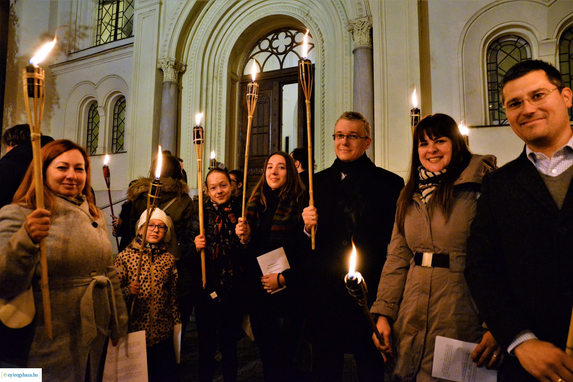 Fáklyás felvonulás a Refomáció ünnepe alkalmából