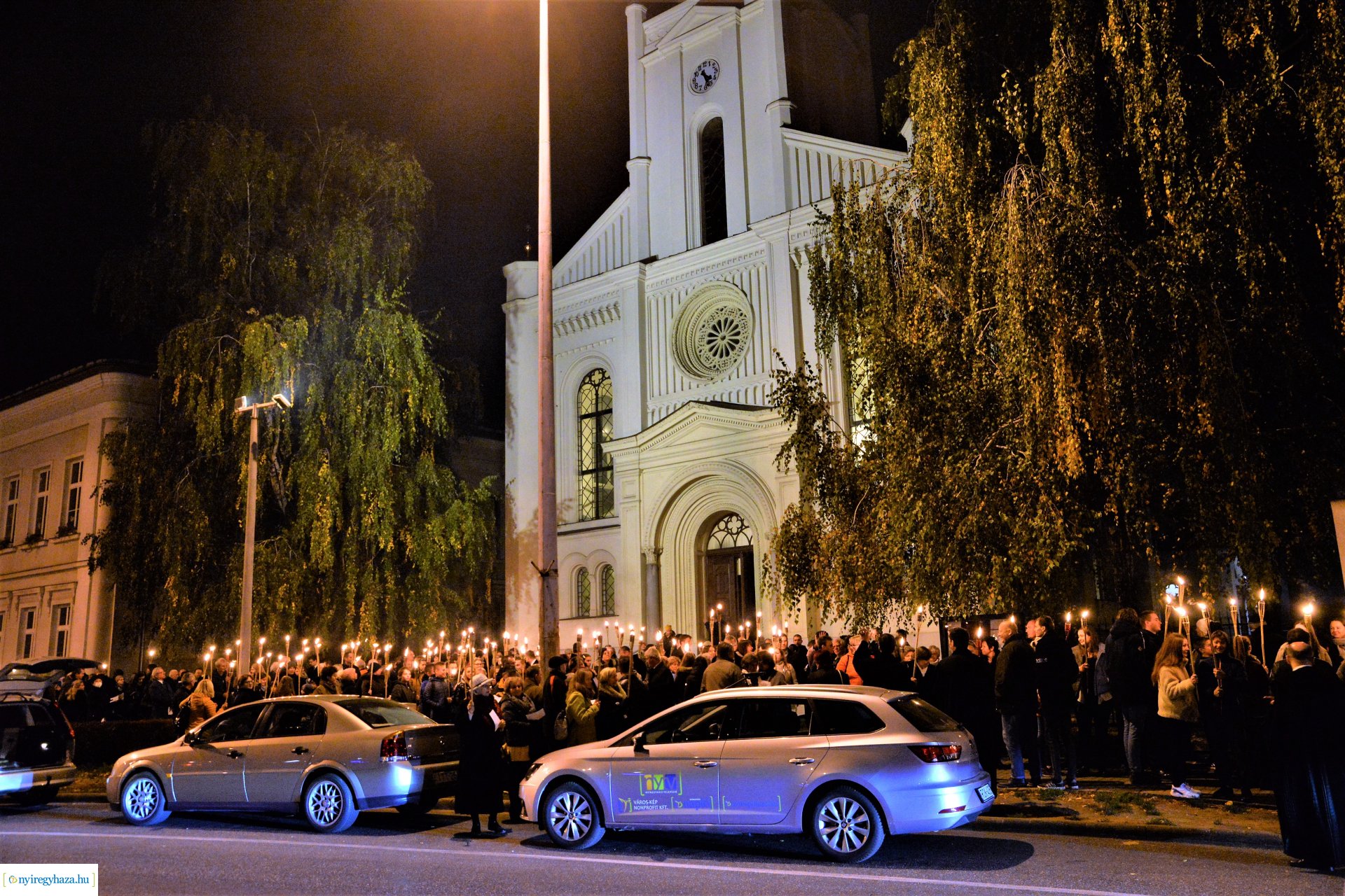 Fáklyás felvonulás a Refomáció ünnepe alkalmából