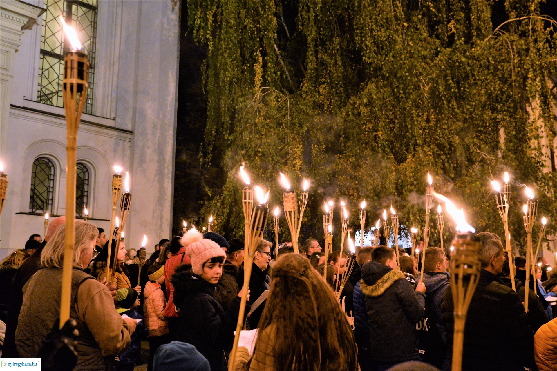 Fáklyás felvonulás a Refomáció ünnepe alkalmából