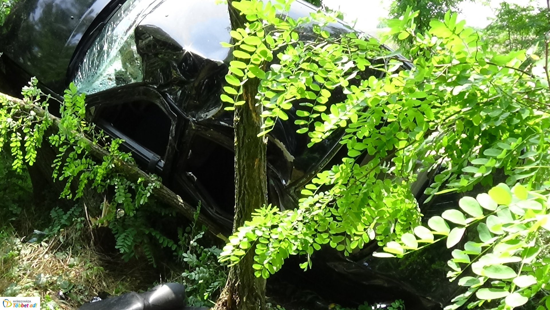 Fának csapódott Nagycserkesznél