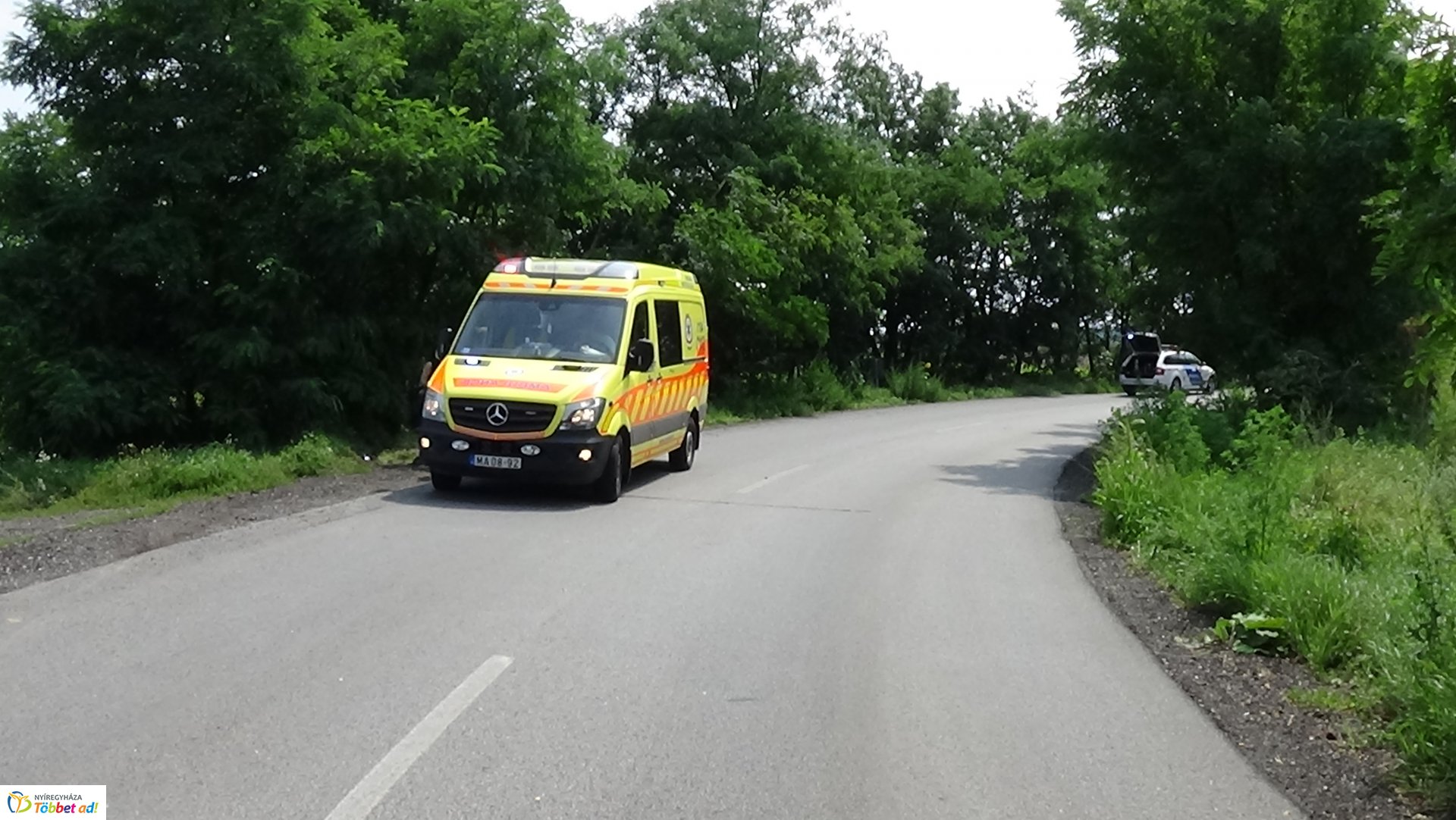 Fának csapódott Nagycserkesznél