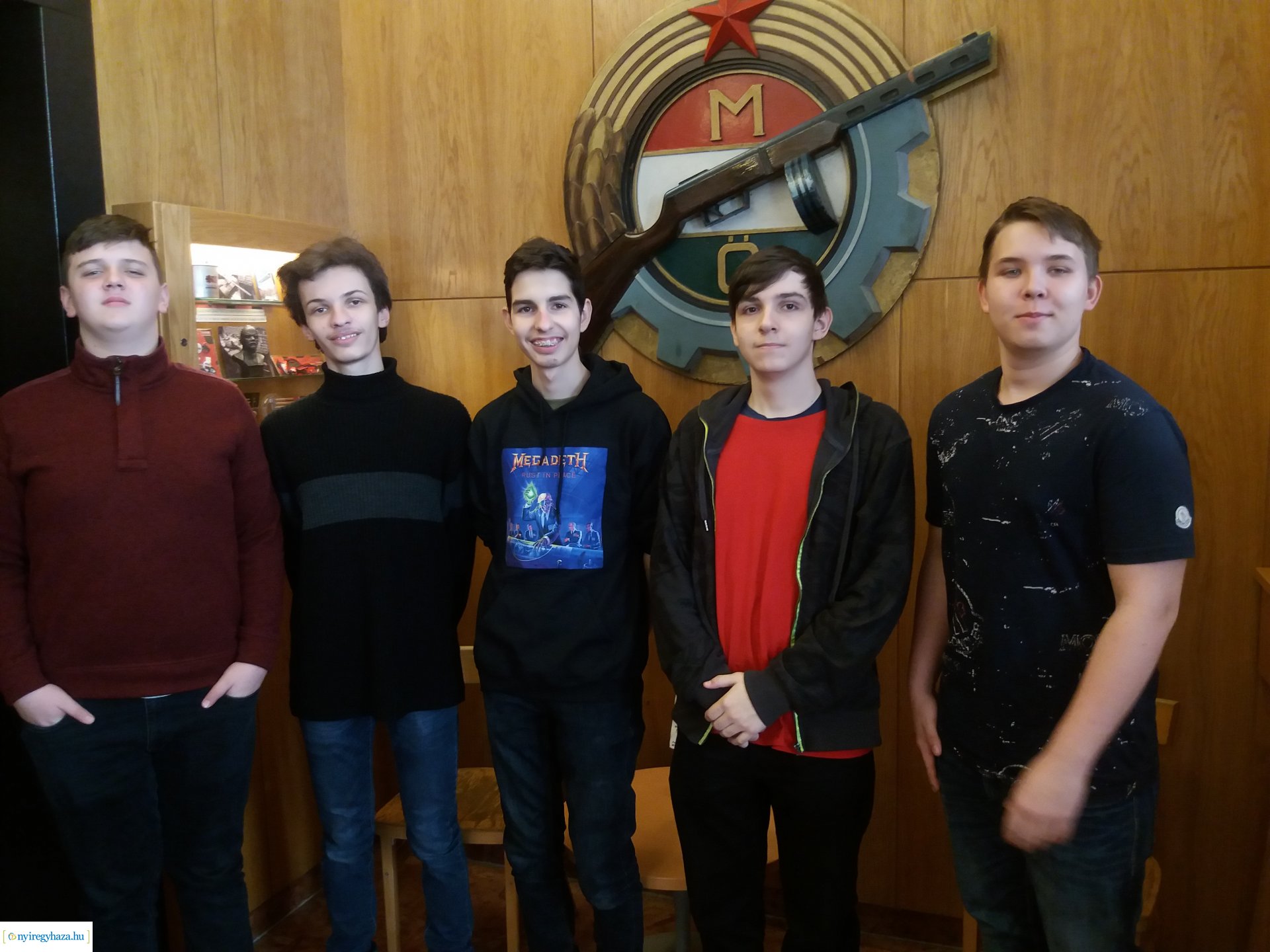 Fáraóval találkoztak Budapesten a Szent Imre gimnázium diákjai