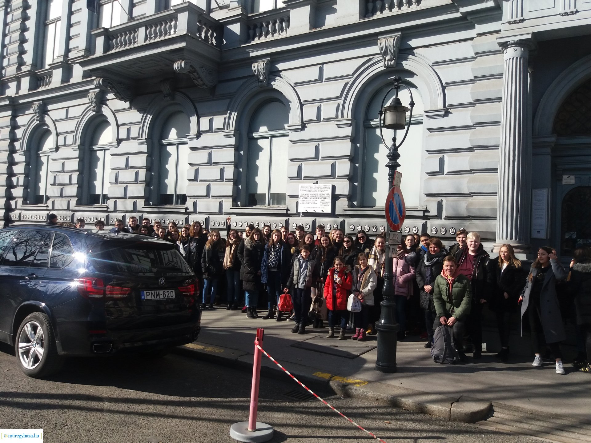 Fáraóval találkoztak Budapesten a Szent Imre gimnázium diákjai