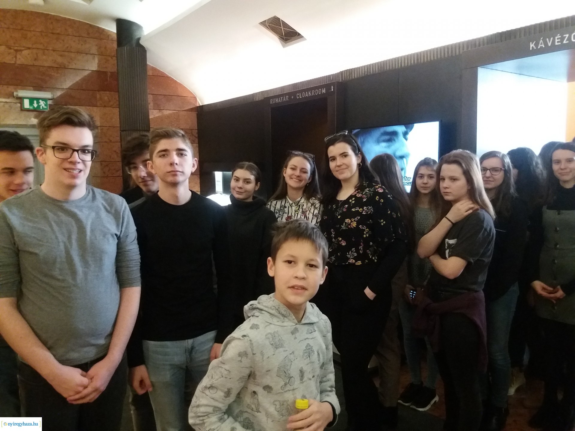 Fáraóval találkoztak Budapesten a Szent Imre gimnázium diákjai