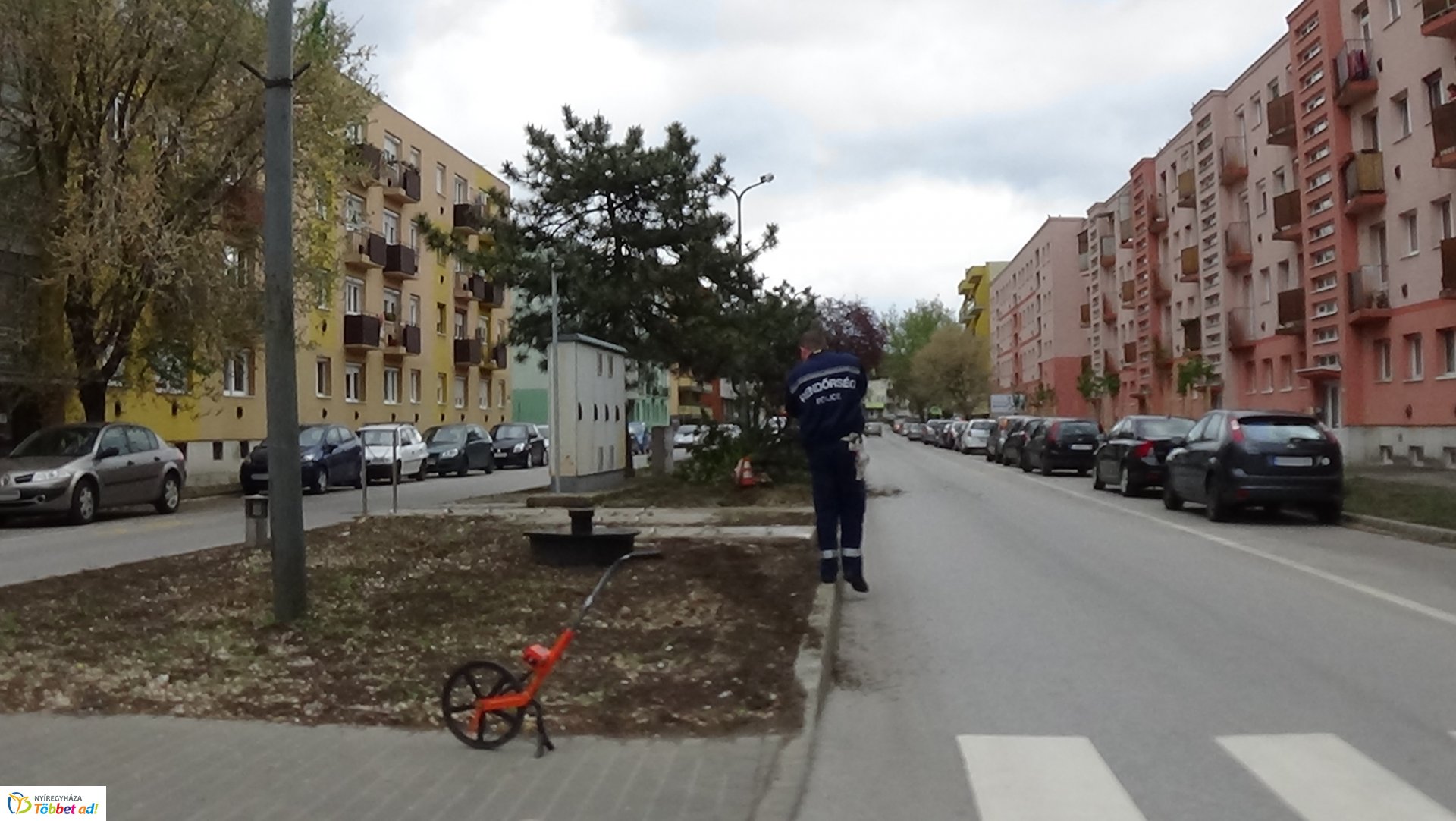 Fát törtek az Arany János utcán