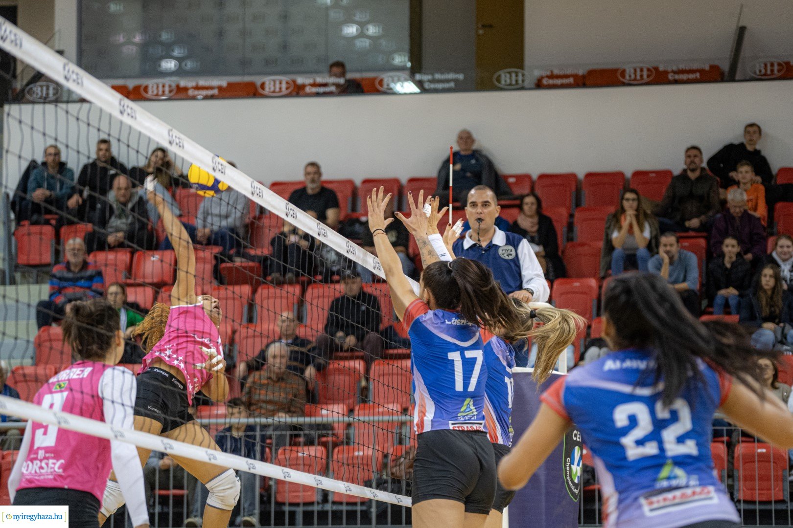 Fatum Nyíregyháza - CSM Bukarest  női röplabda CEV Challenge Kupa