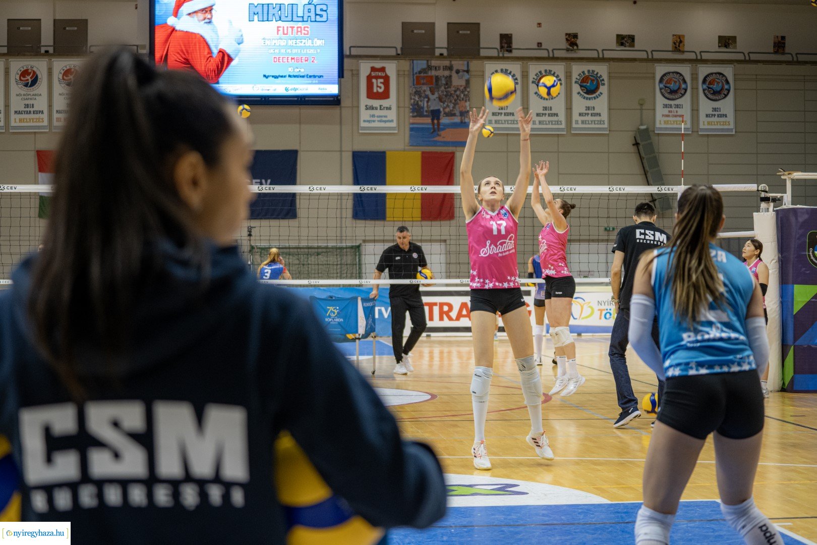 Fatum Nyíregyháza - CSM Bukarest  női röplabda CEV Challenge Kupa