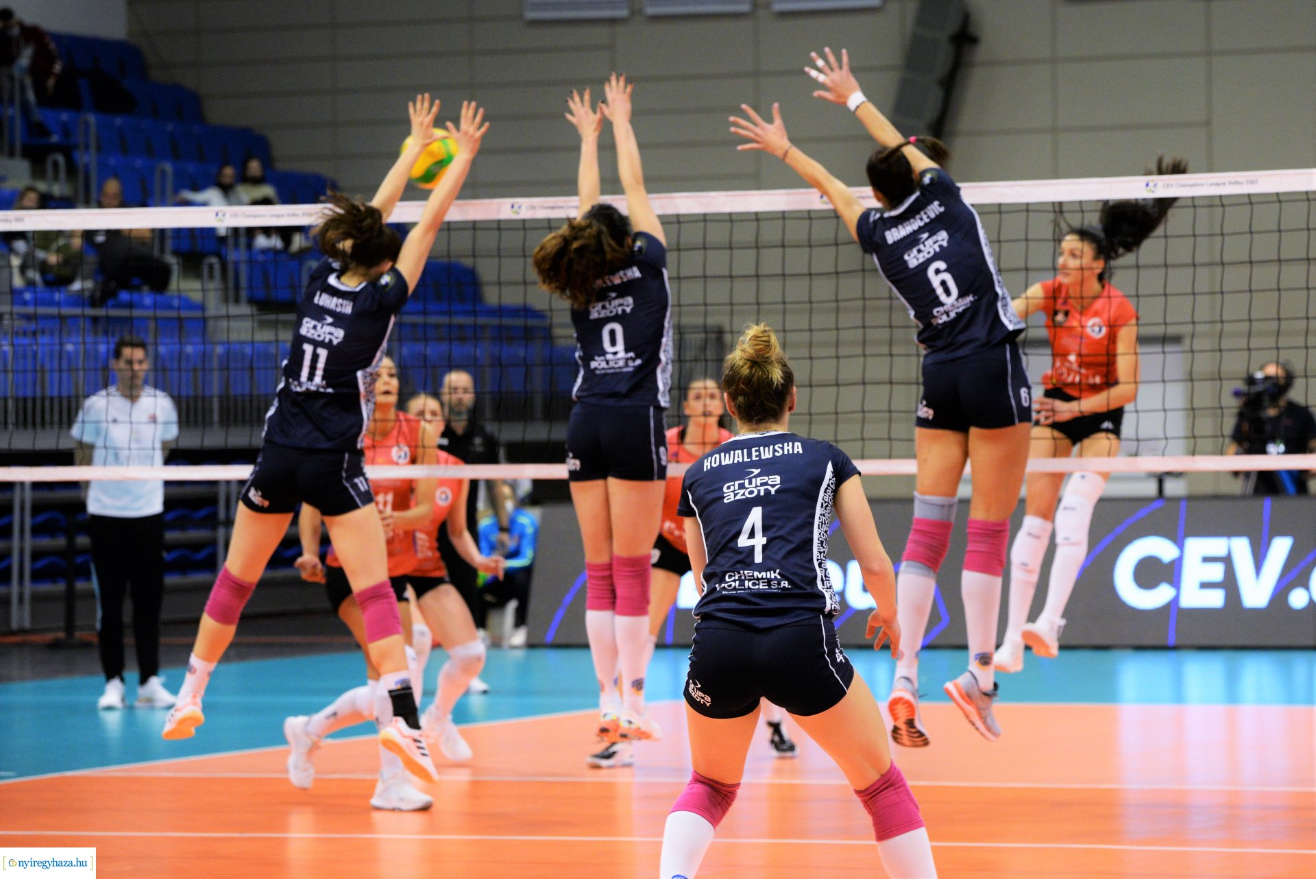 Fatum Nyíregyháza -Grupa Azoty Chemik Polce a Bajnokok Ligájában