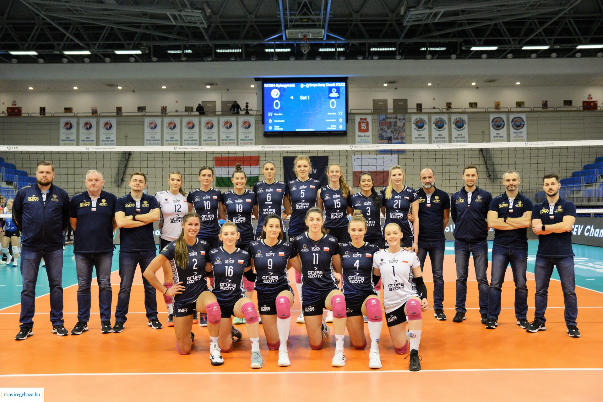 Fatum Nyíregyháza -Grupa Azoty Chemik Polce a Bajnokok Ligájában