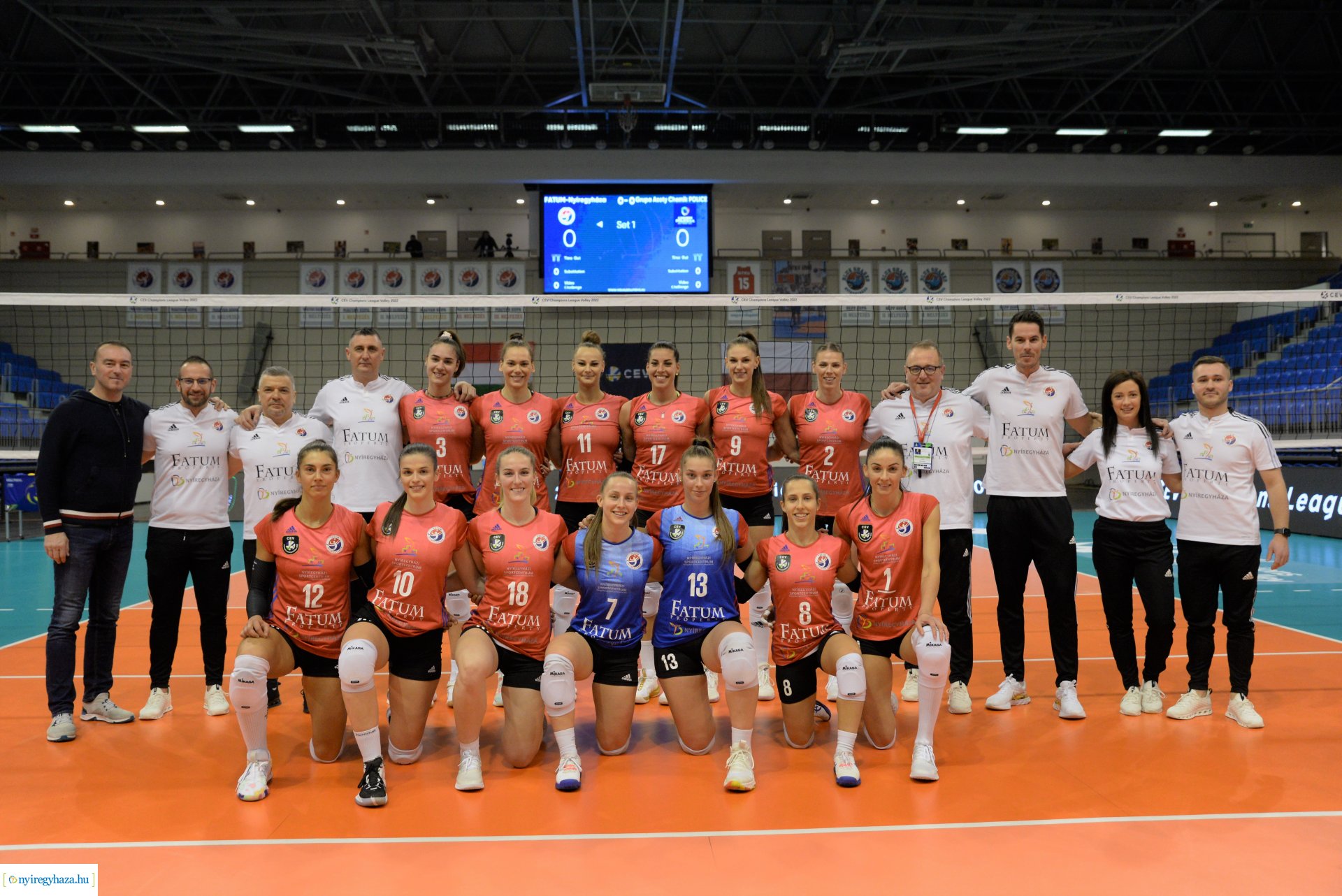 Fatum Nyíregyháza -Grupa Azoty Chemik Polce a Bajnokok Ligájában