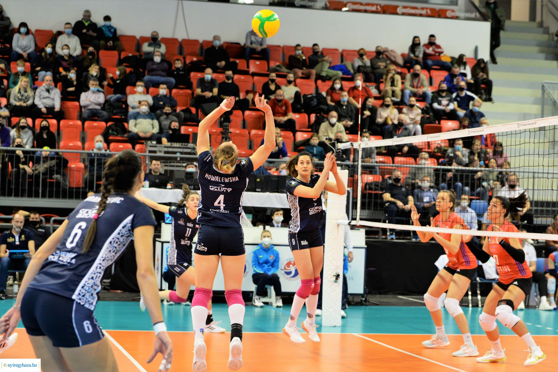 Fatum Nyíregyháza -Grupa Azoty Chemik Polce a Bajnokok Ligájában