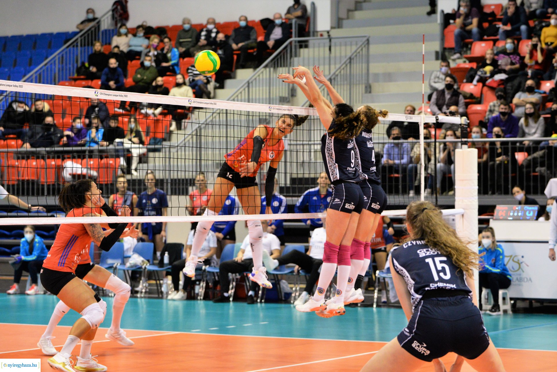 Fatum Nyíregyháza -Grupa Azoty Chemik Polce a Bajnokok Ligájában