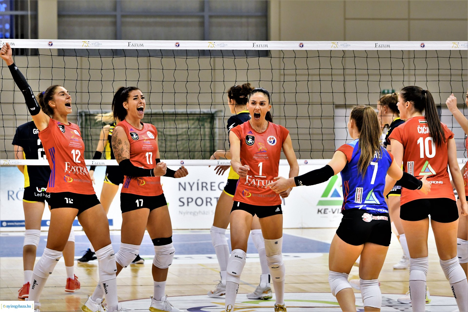 Fatum Nyíregyháza - Kaposvár női röplabda mérkőzés az Extraligában