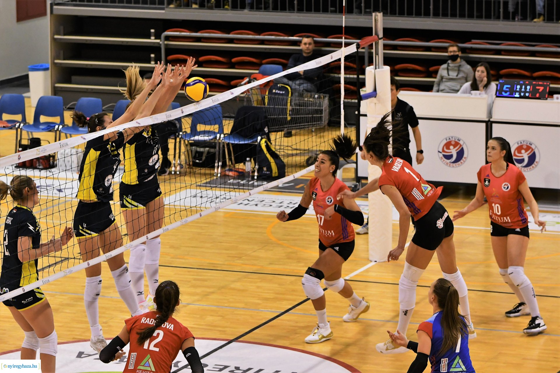Fatum Nyíregyháza - Kaposvár női röplabda mérkőzés az Extraligában