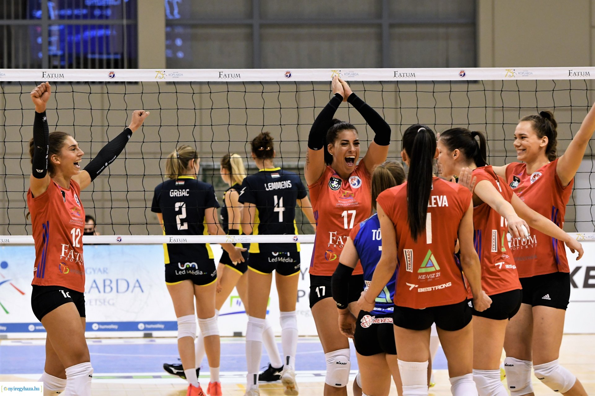Fatum Nyíregyháza - Kaposvár női röplabda mérkőzés az Extraligában