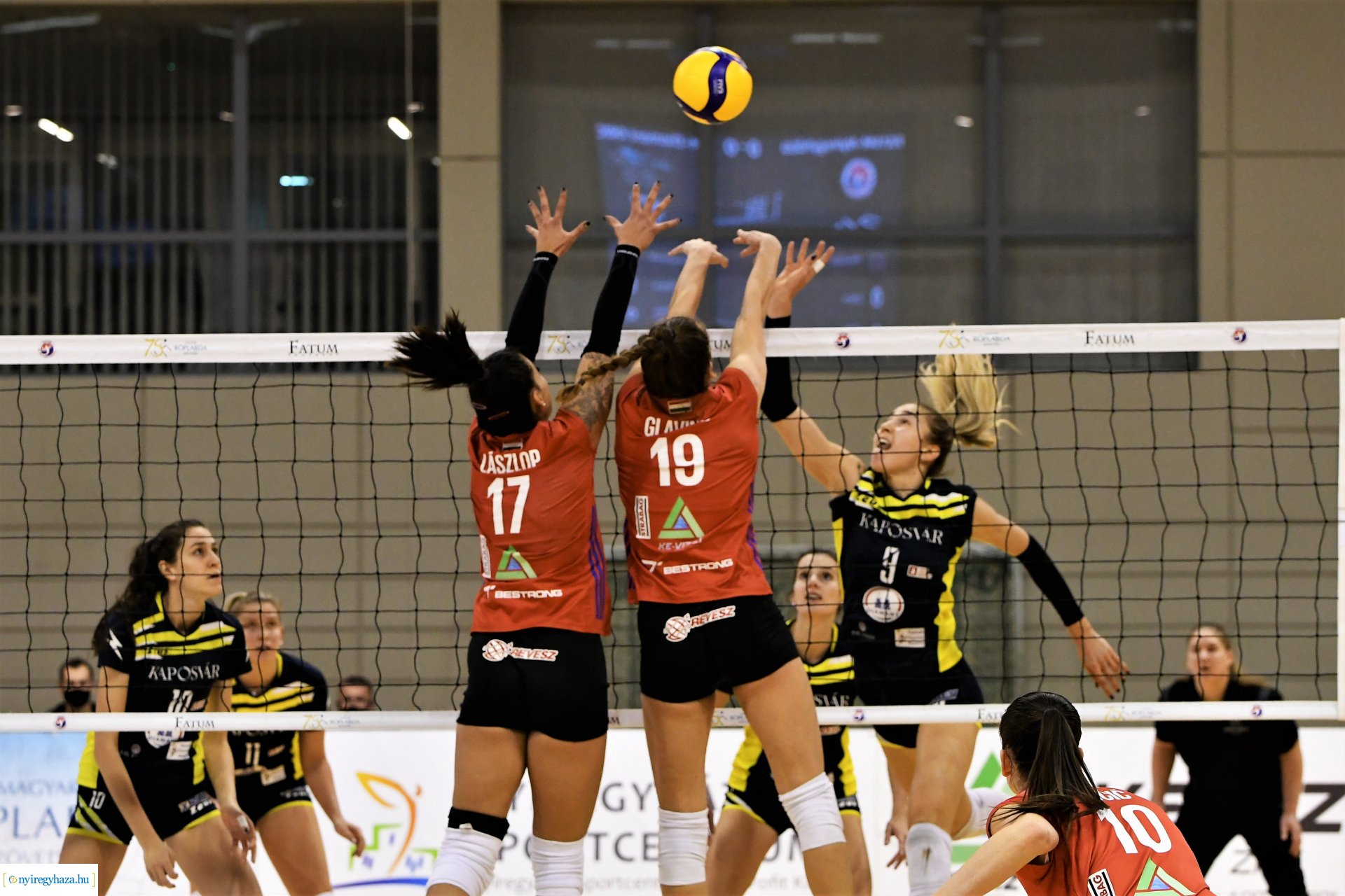 Fatum Nyíregyháza - Kaposvár női röplabda mérkőzés az Extraligában