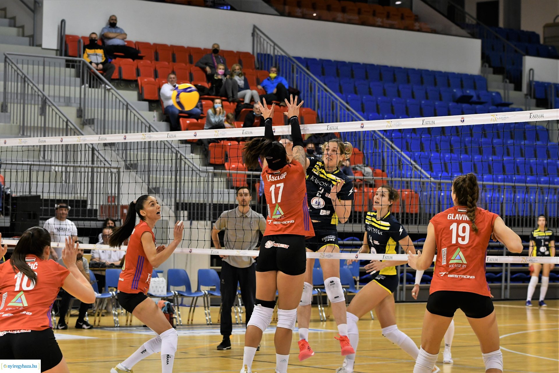 Fatum Nyíregyháza - Kaposvár női röplabda mérkőzés az Extraligában