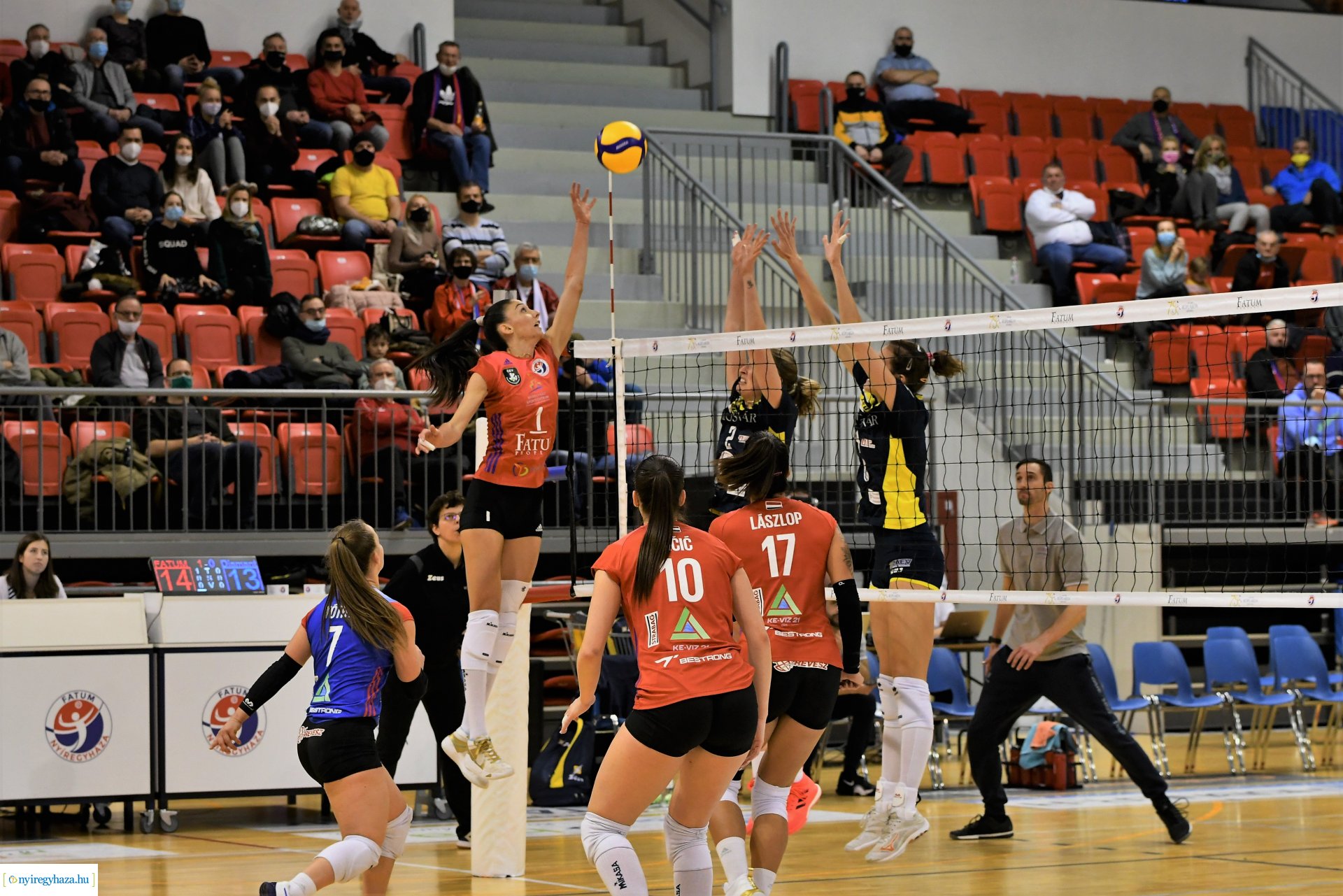 Fatum Nyíregyháza - Kaposvár női röplabda mérkőzés az Extraligában