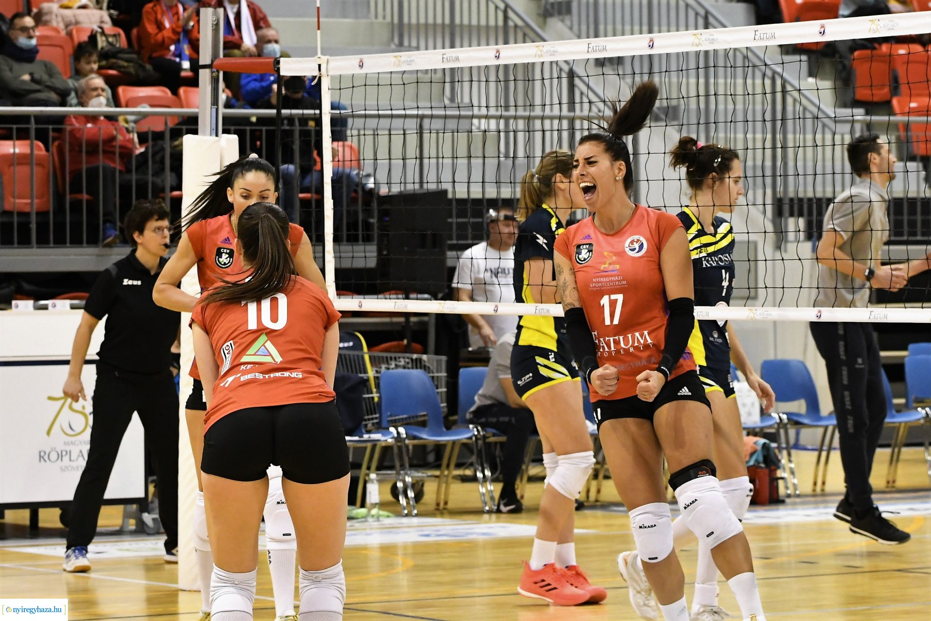 Fatum Nyíregyháza - Kaposvár női röplabda mérkőzés az Extraligában