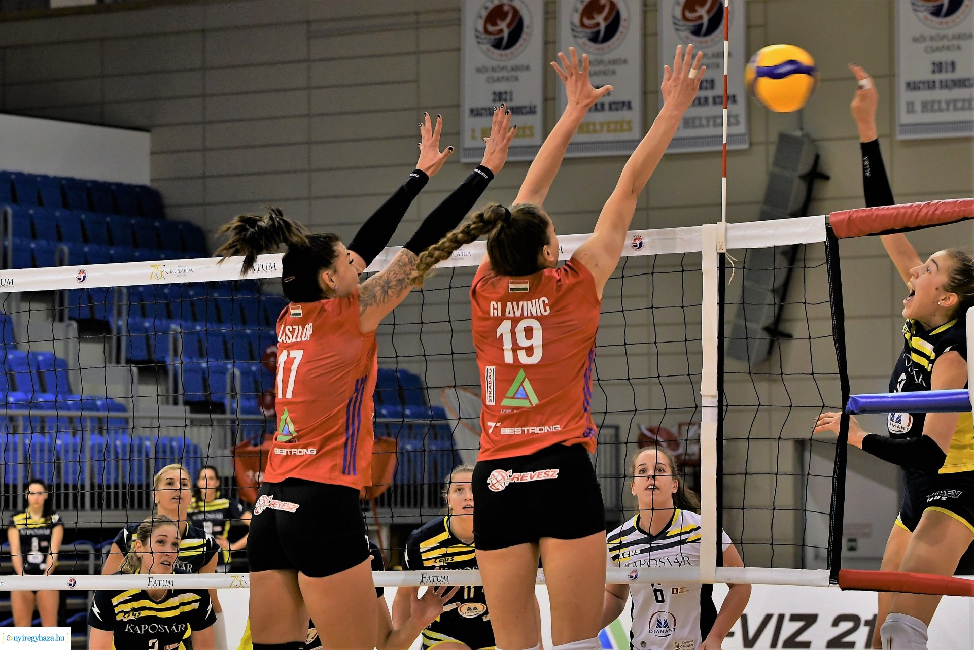 Fatum Nyíregyháza - Kaposvár női röplabda mérkőzés az Extraligában