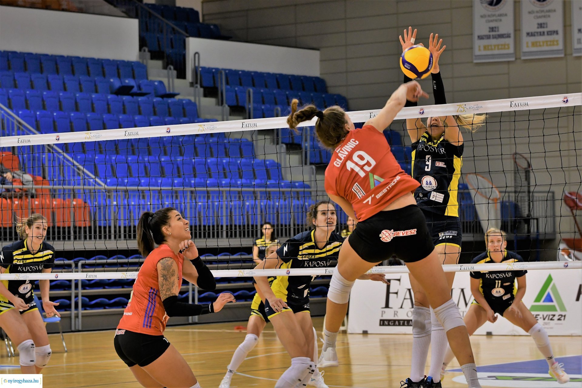 Fatum Nyíregyháza - Kaposvár női röplabda mérkőzés az Extraligában