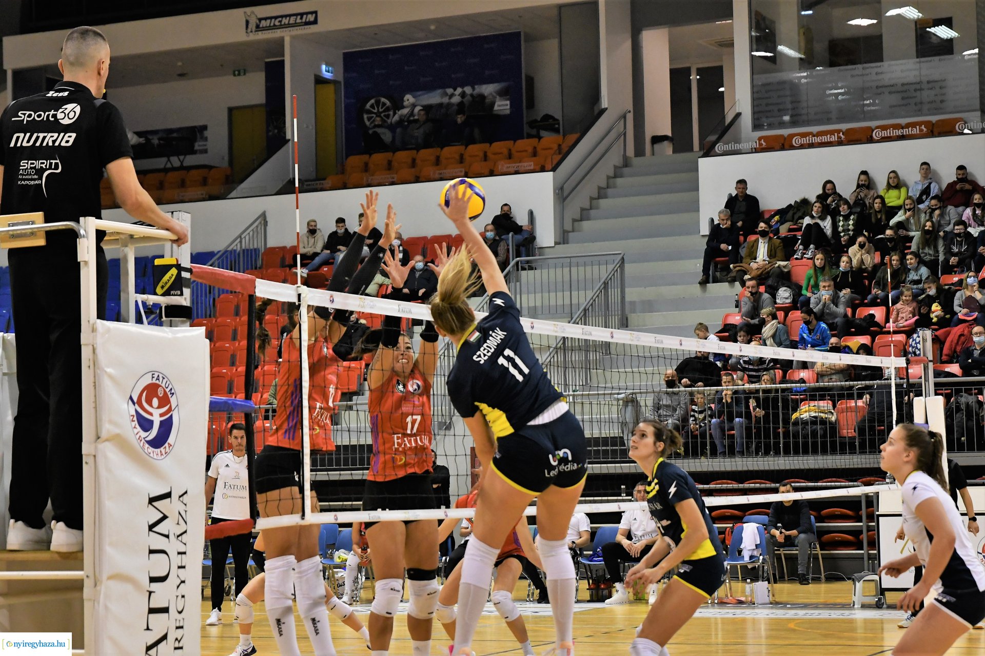 Fatum Nyíregyháza - Kaposvár női röplabda mérkőzés az Extraligában
