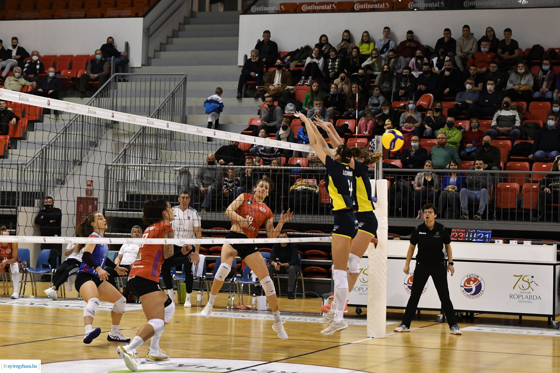 Fatum Nyíregyháza - Kaposvár női röplabda mérkőzés az Extraligában