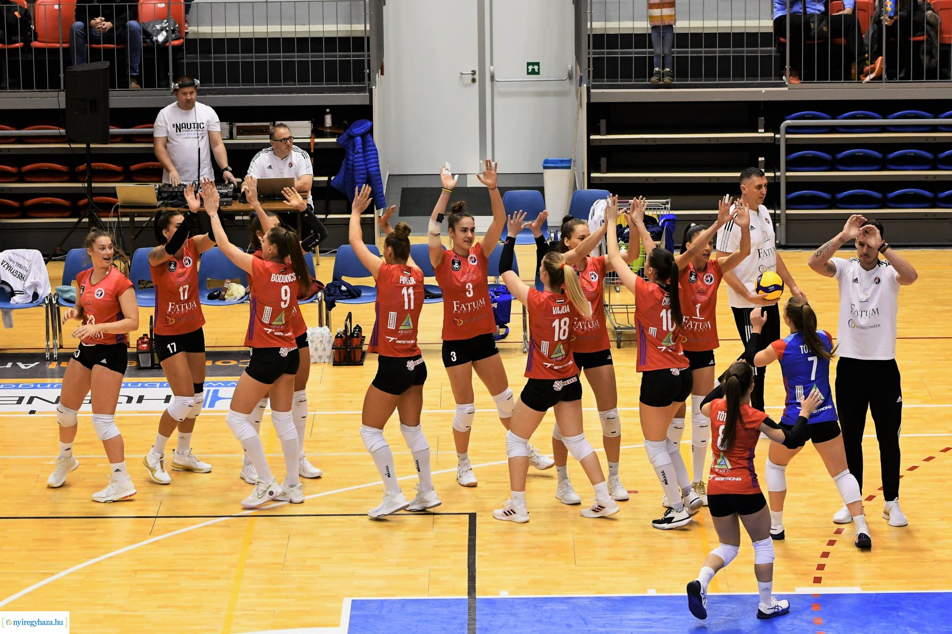 Fatum Nyíregyháza - Kaposvár női röplabda mérkőzés az Extraligában