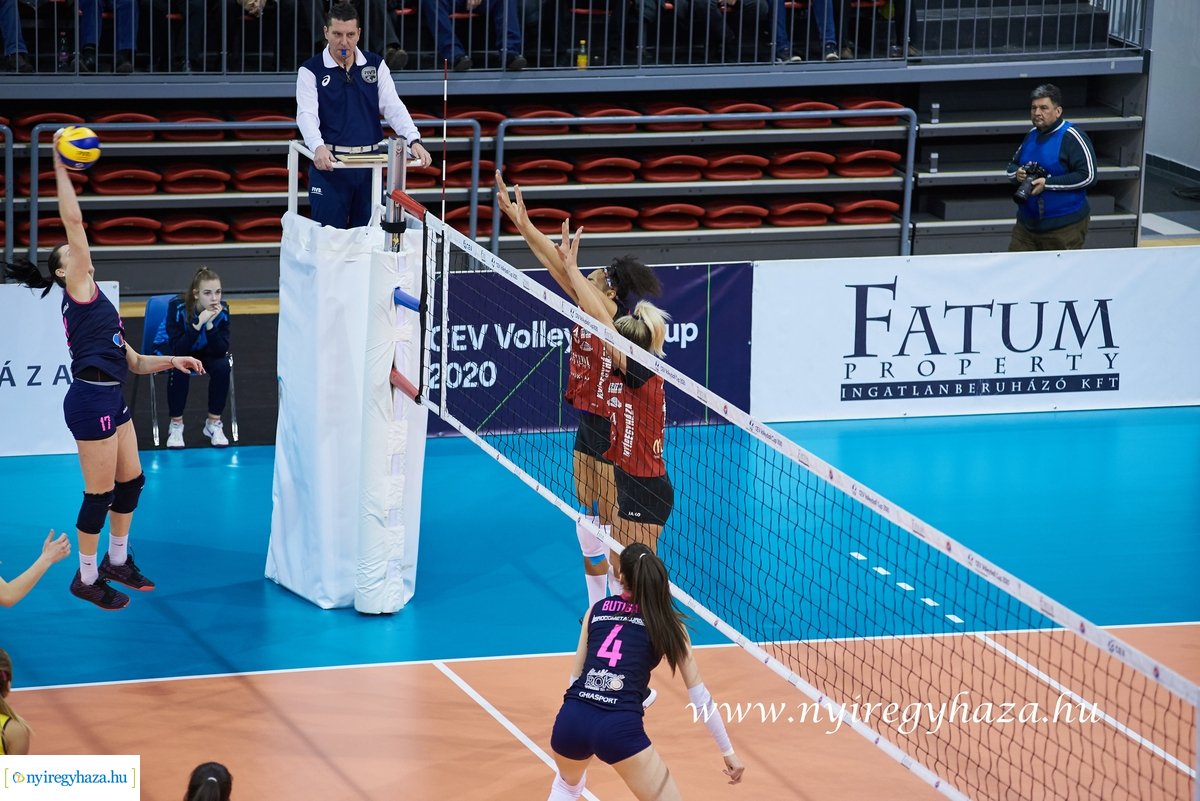 Fatum Nyíregyháza - Mladost Zagreb női röplabda