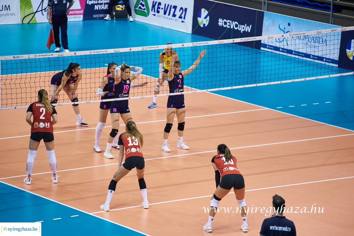 Fatum Nyíregyháza - Mladost Zagreb női röplabda