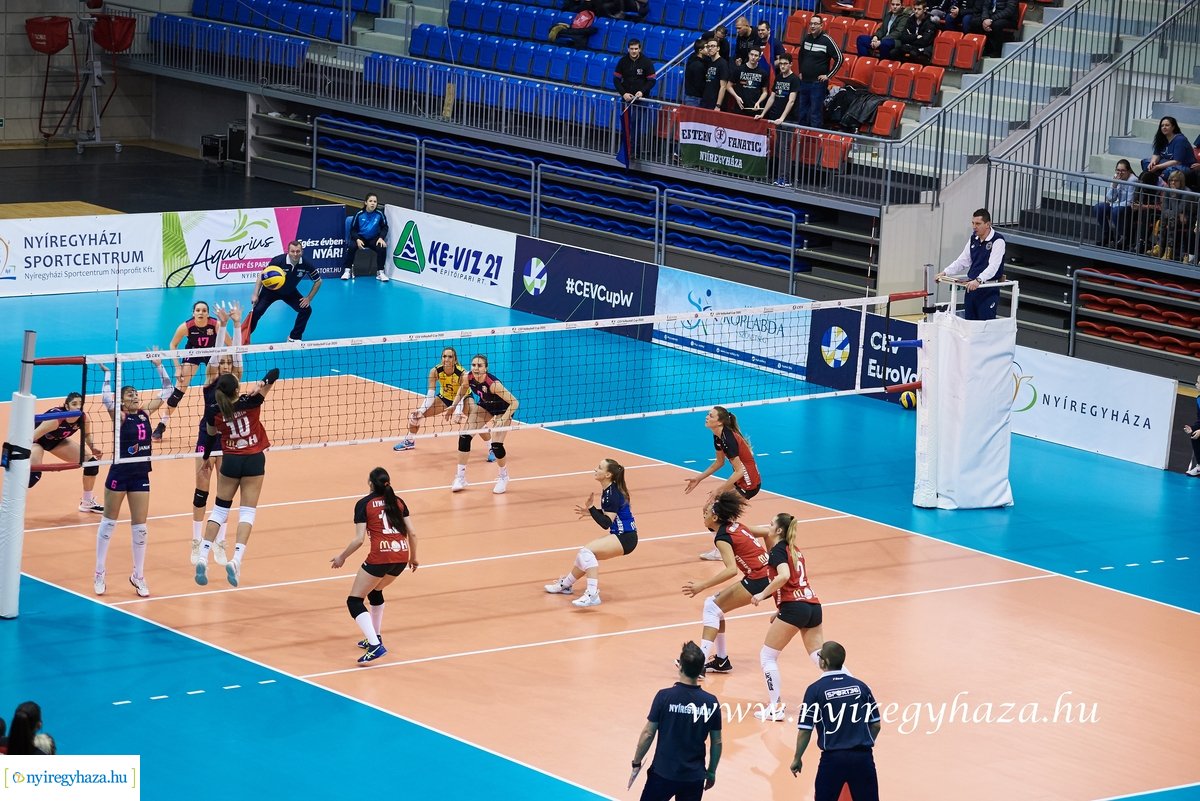 Fatum Nyíregyháza - Mladost Zagreb női röplabda