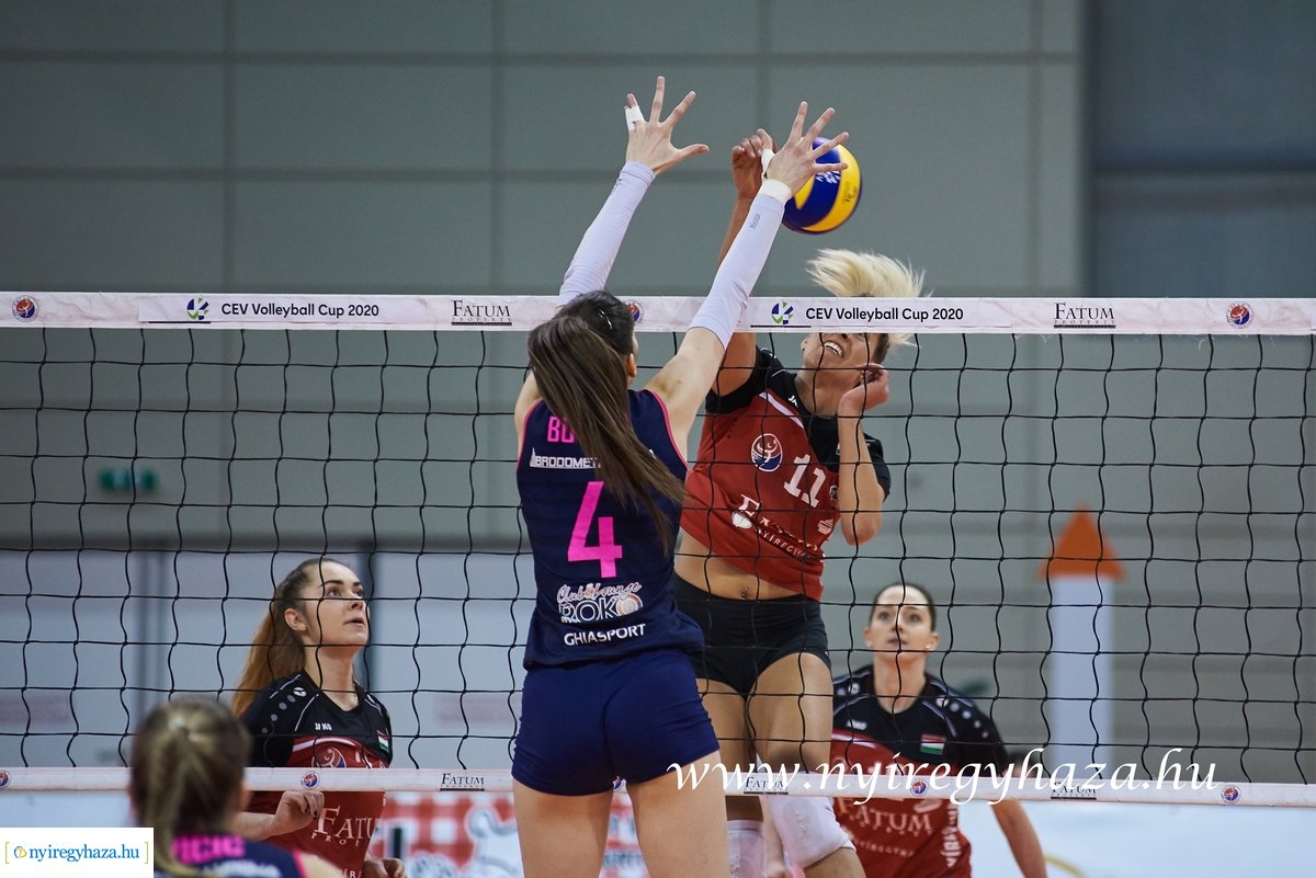 Fatum Nyíregyháza - Mladost Zagreb női röplabda