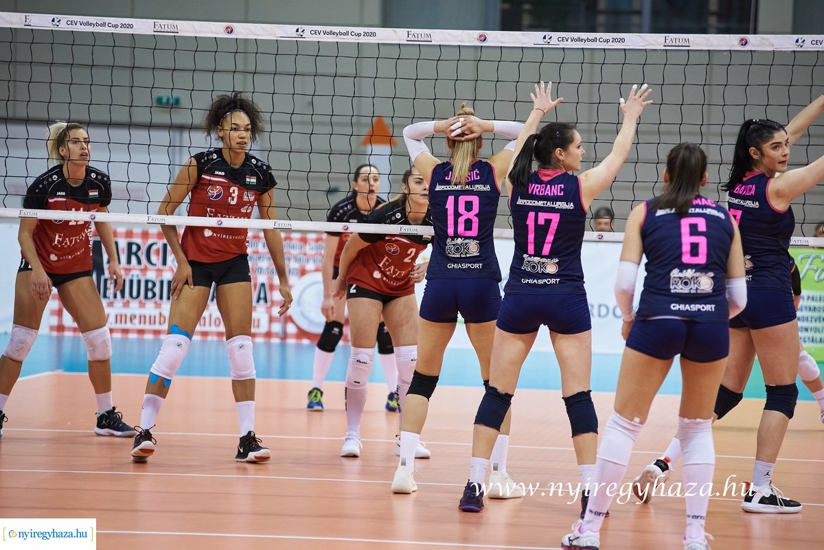 Fatum Nyíregyháza - Mladost Zagreb női röplabda