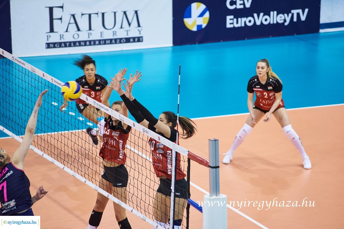 Fatum Nyíregyháza - Mladost Zagreb női röplabda