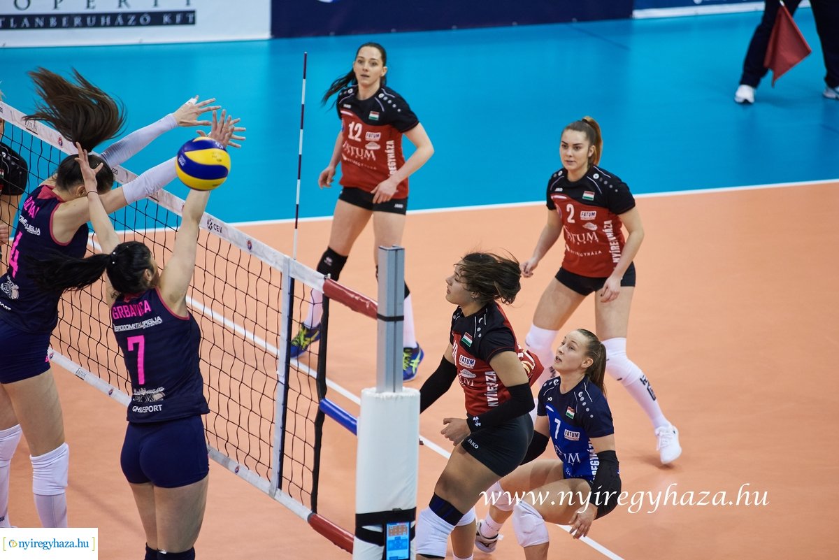 Fatum Nyíregyháza - Mladost Zagreb női röplabda