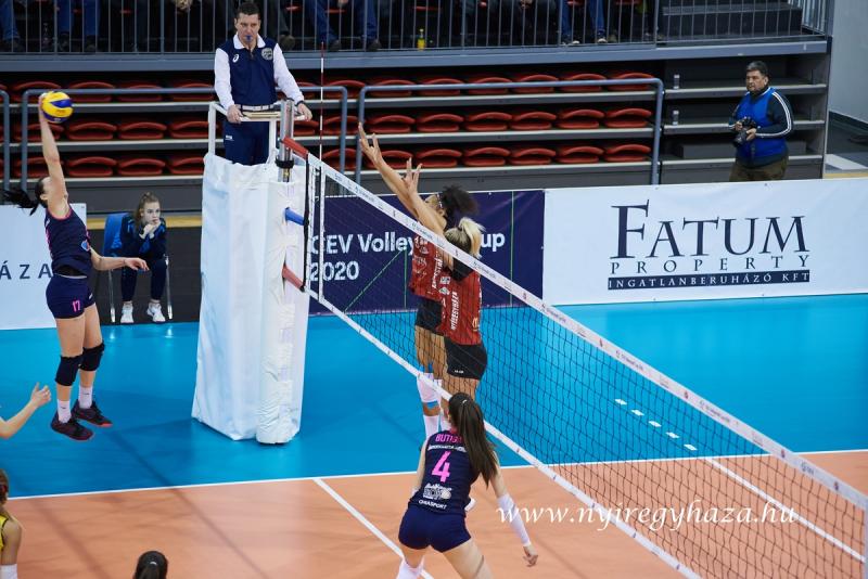 Fatum Nyíregyháza - Mladost Zagreb női röplabda