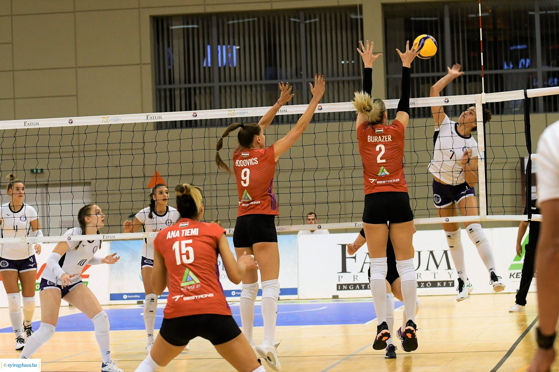 Fatum Nyíregyháza-Újpest női röplabda mérkőzés