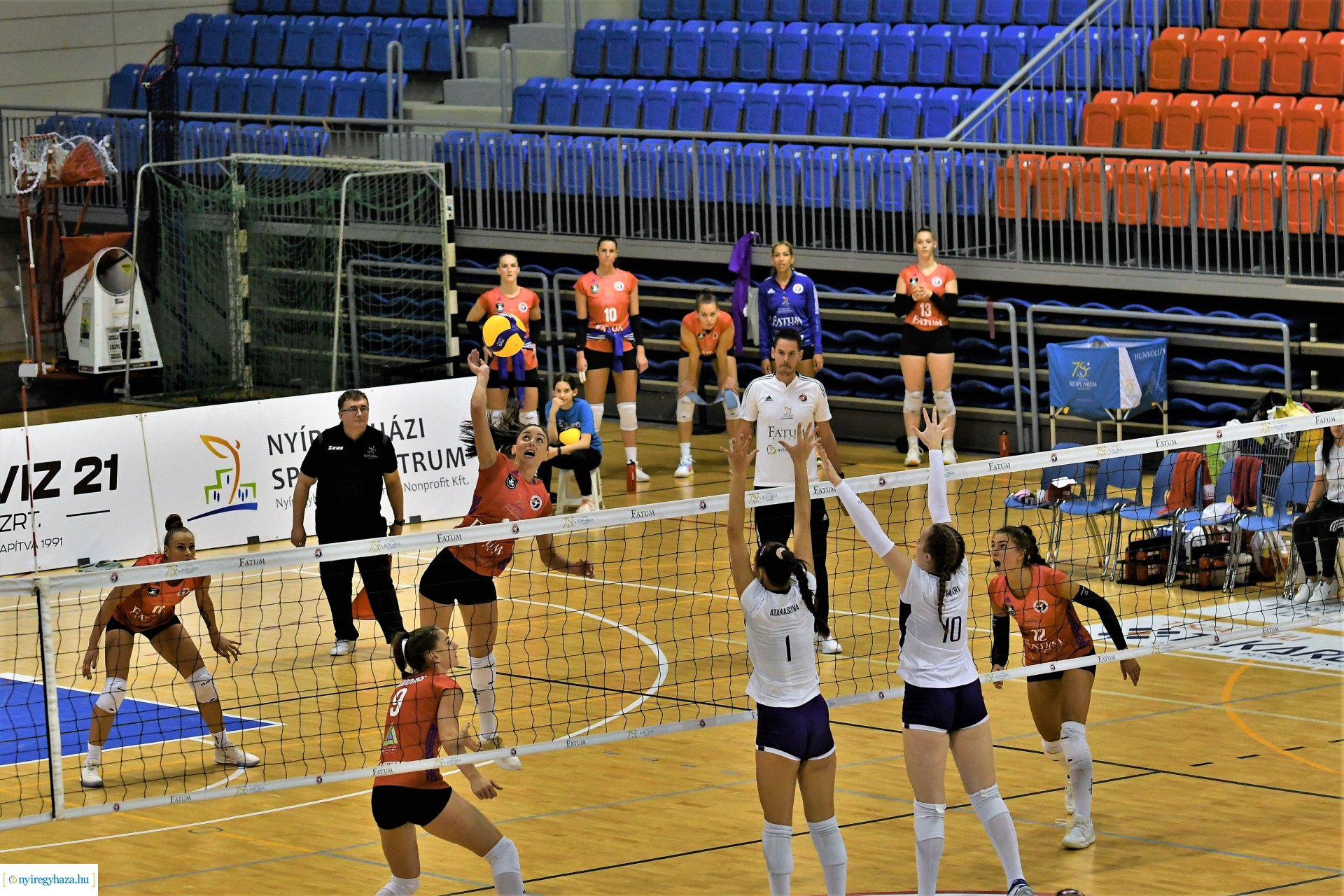 Fatum Nyíregyháza-Újpest női röplabda mérkőzés