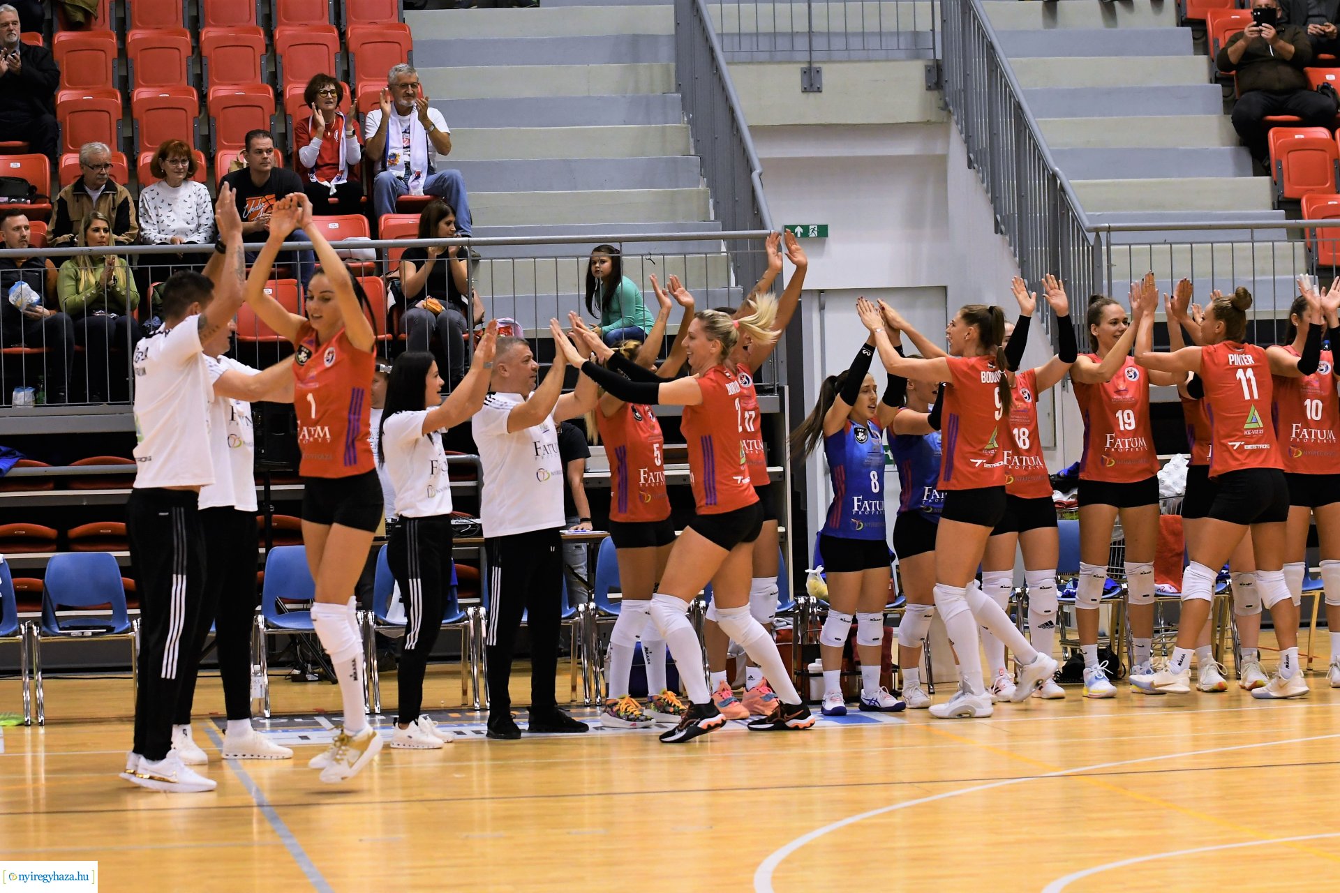 Fatum Nyíregyháza-Újpest női röplabda mérkőzés