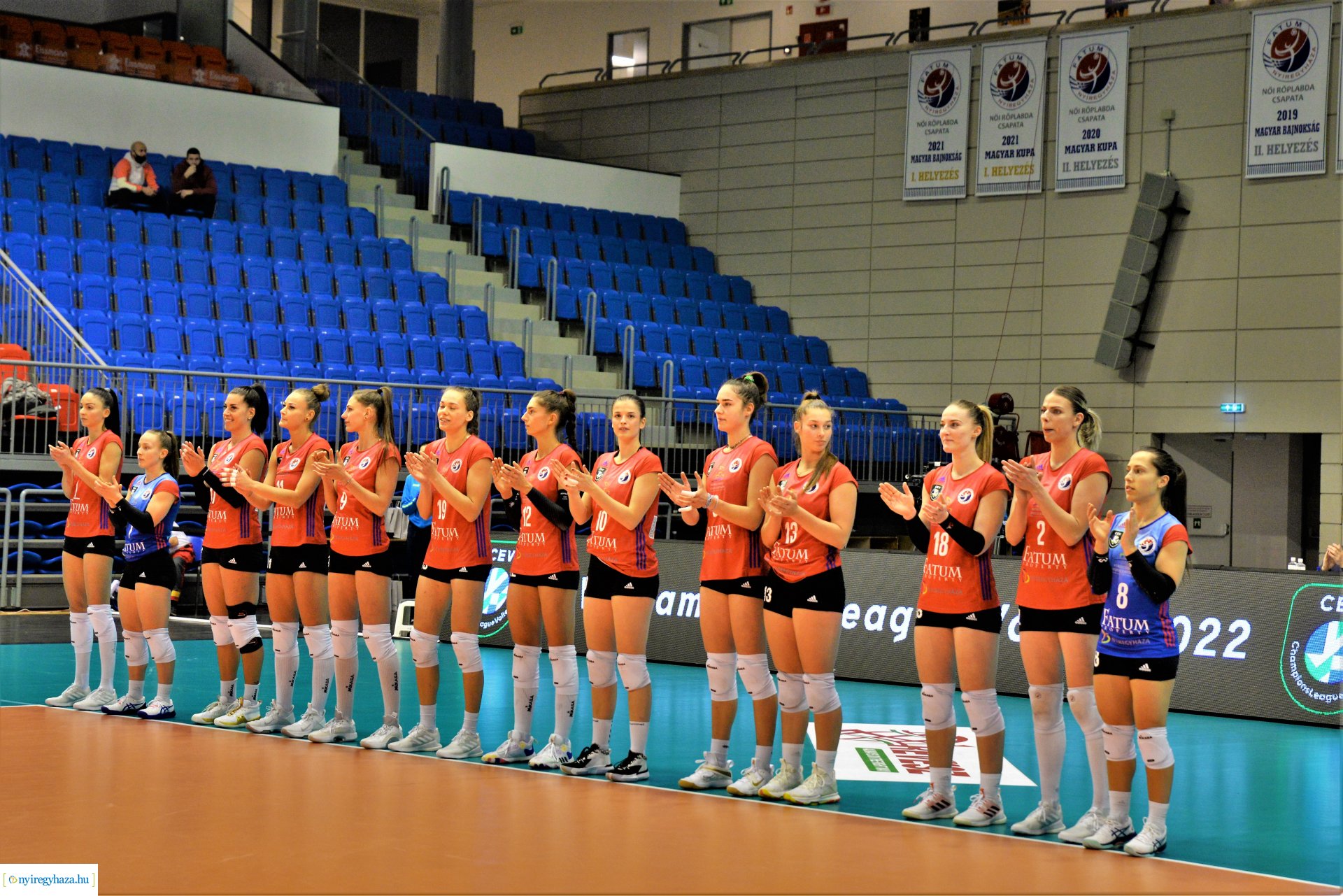 FATUM Nyíregyháza - ZOK Ub Bajnokok Ligája mérkőzés a Continental Arénában