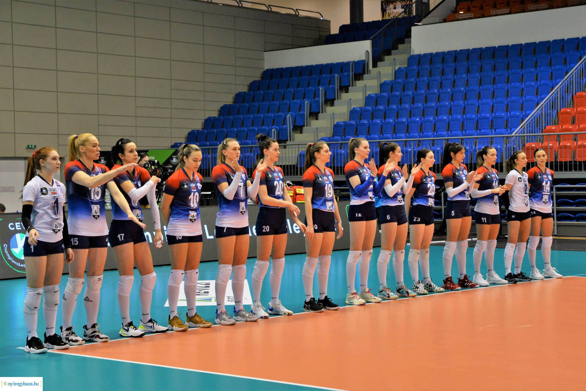 FATUM Nyíregyháza - ZOK Ub Bajnokok Ligája mérkőzés a Continental Arénában