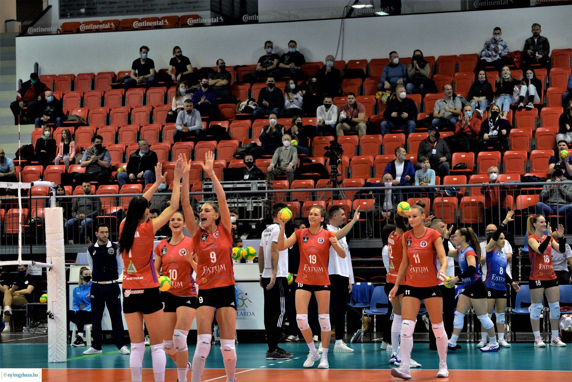 FATUM Nyíregyháza - ZOK Ub Bajnokok Ligája mérkőzés a Continental Arénában