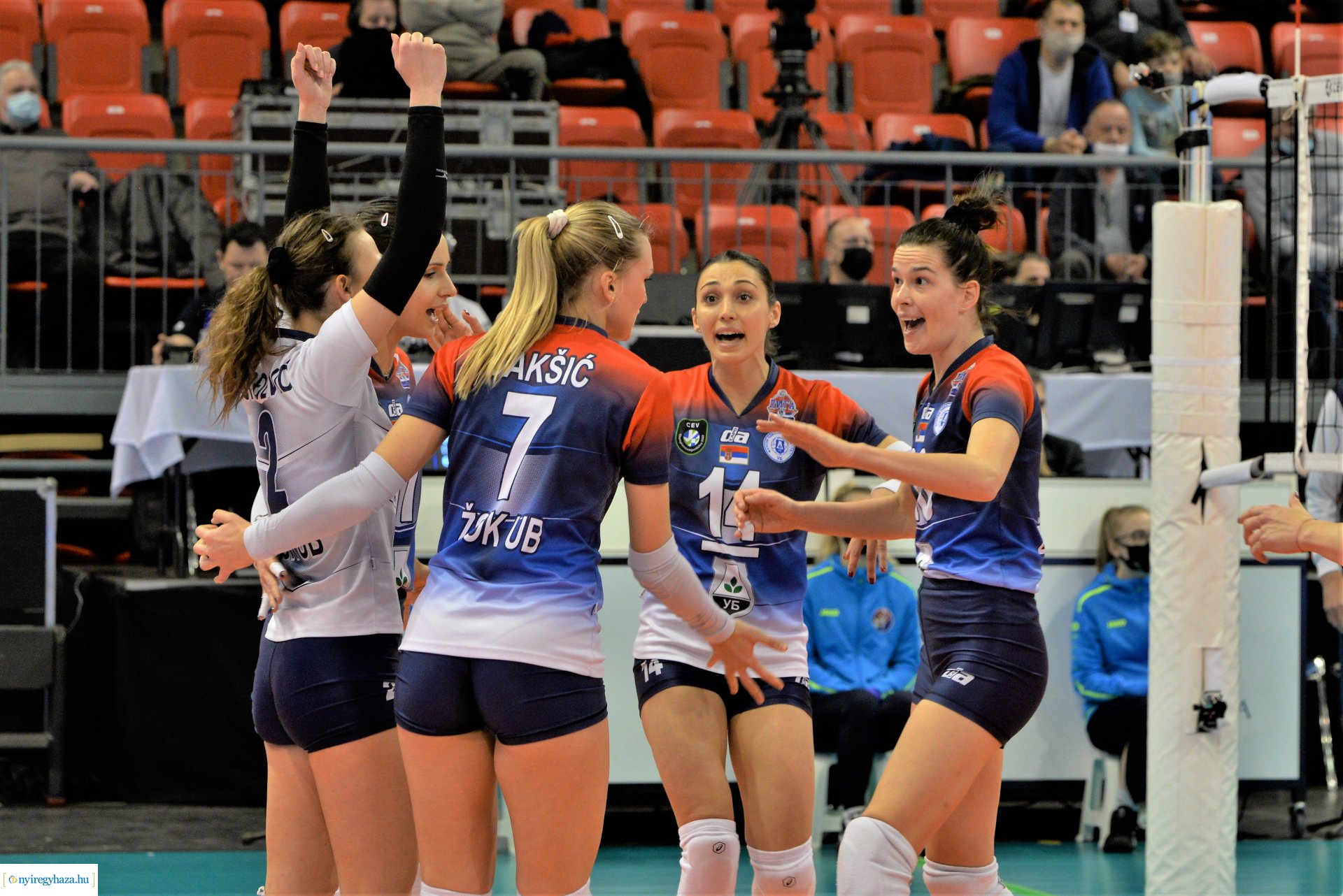 FATUM Nyíregyháza - ZOK Ub Bajnokok Ligája mérkőzés a Continental Arénában