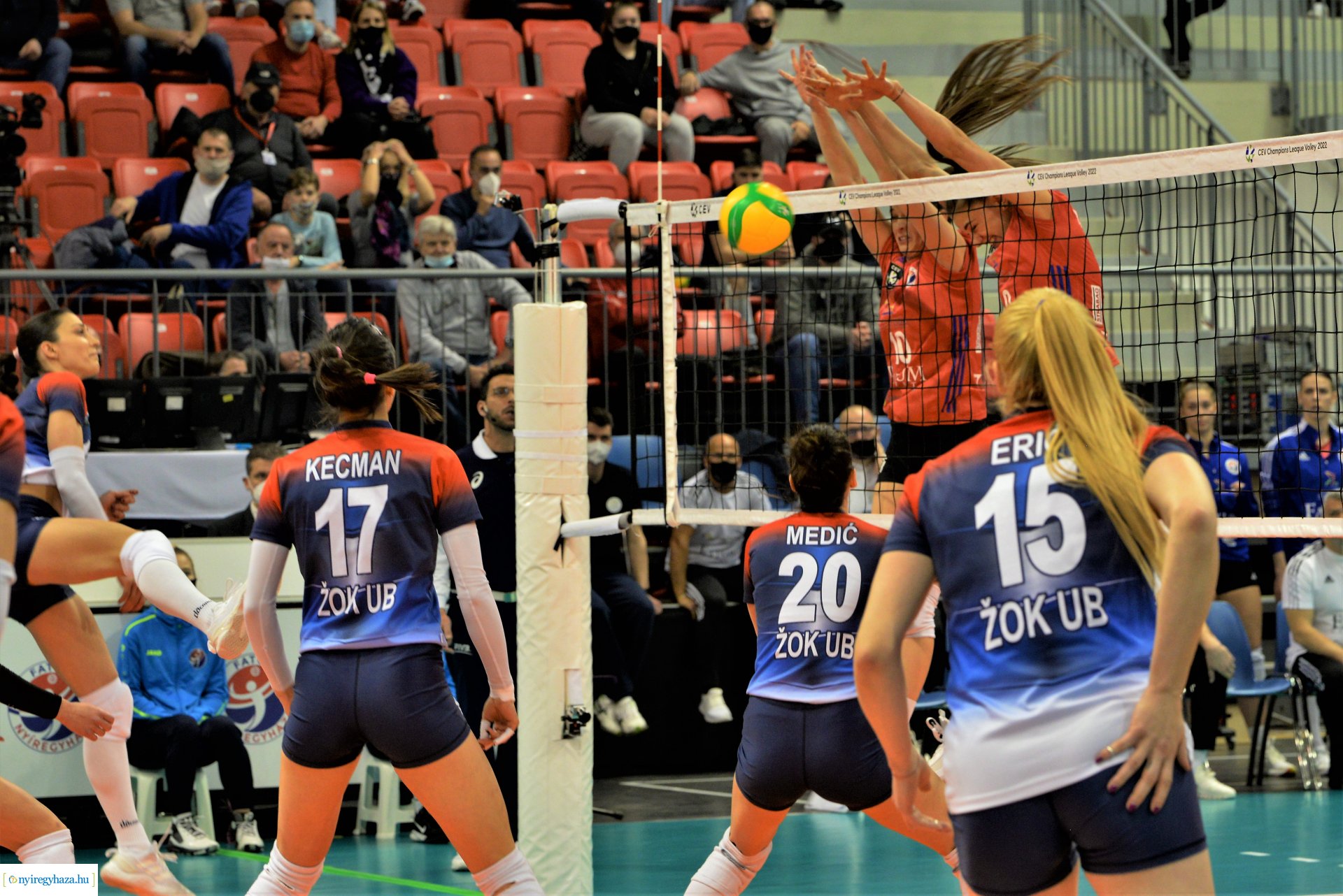 FATUM Nyíregyháza - ZOK Ub Bajnokok Ligája mérkőzés a Continental Arénában