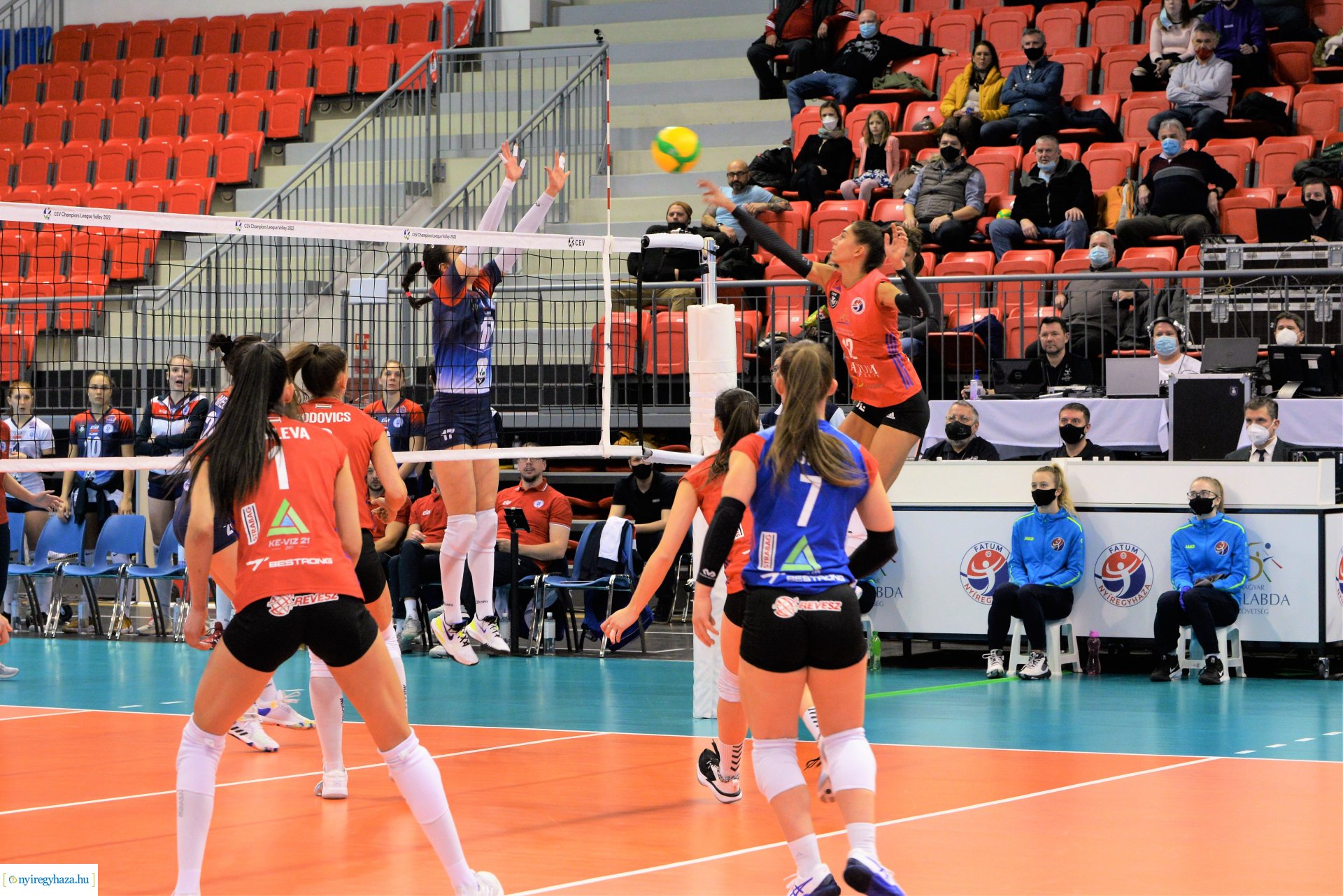 FATUM Nyíregyháza - ZOK Ub Bajnokok Ligája mérkőzés a Continental Arénában